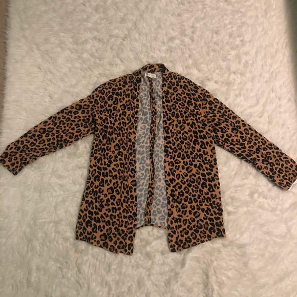 Nordstrom Rack Leopard Print Open Jacket - Picture 6 of 6